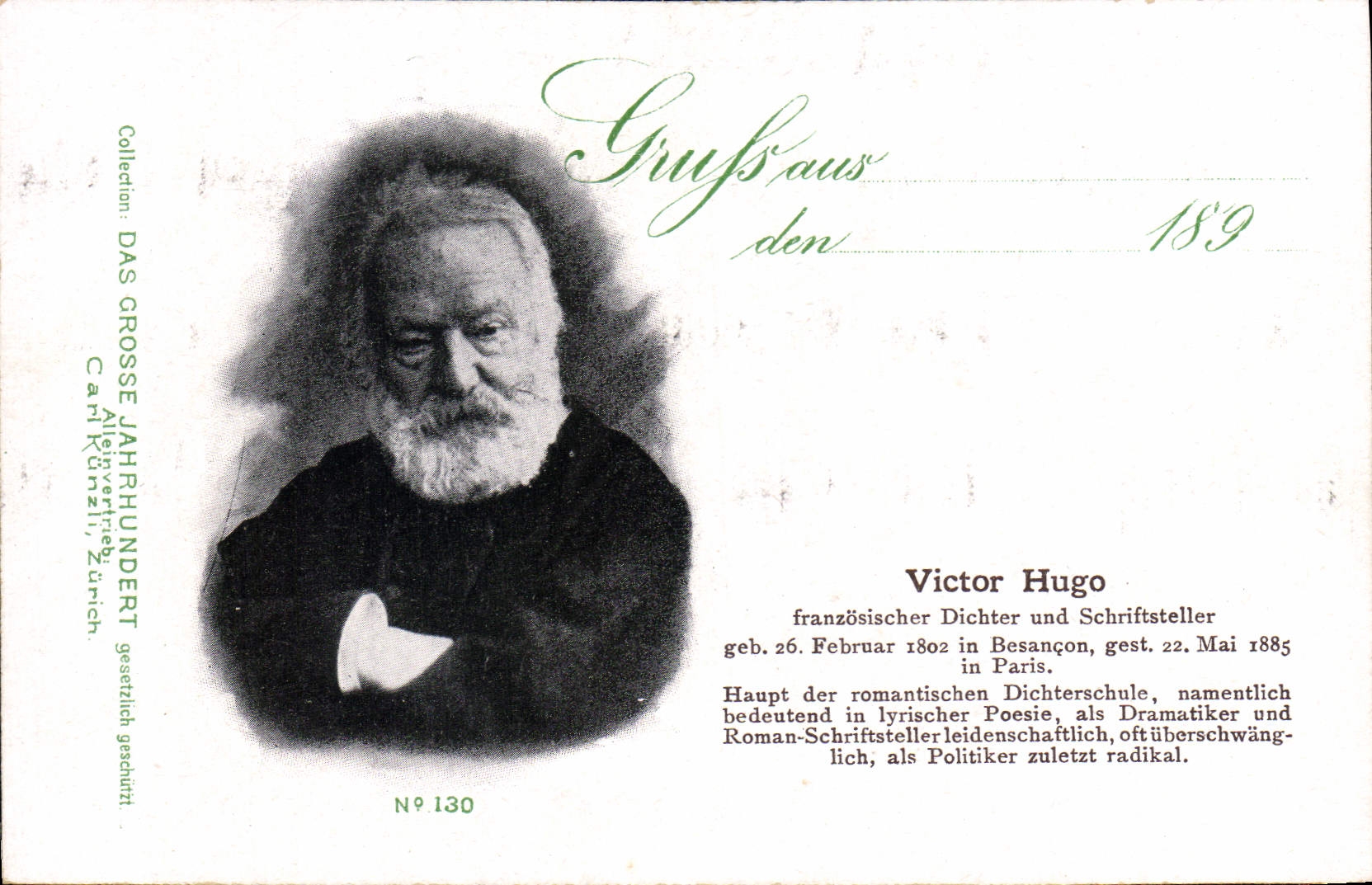 CPA Fantaisie Illustrateur Victor Hugo 