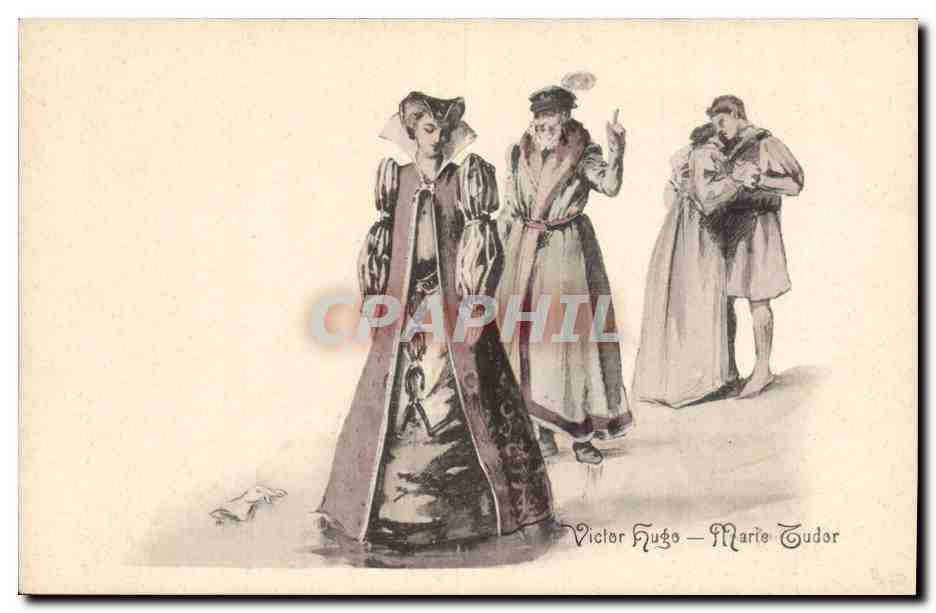 CPA Fantaisie Illustrateur Victor Hugo Maison Tudor 