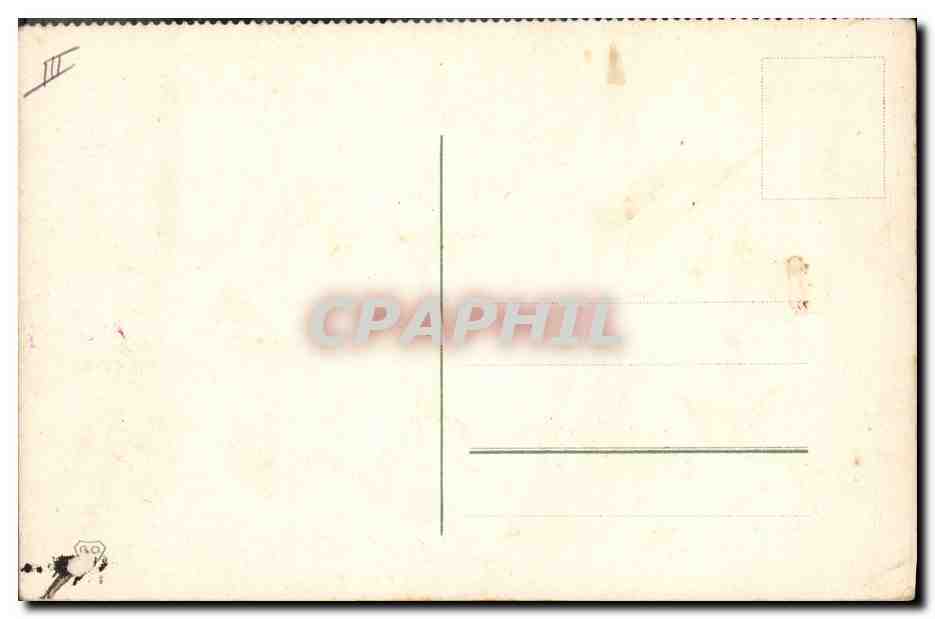 CPA Fantaisie Fleurs  — Verso