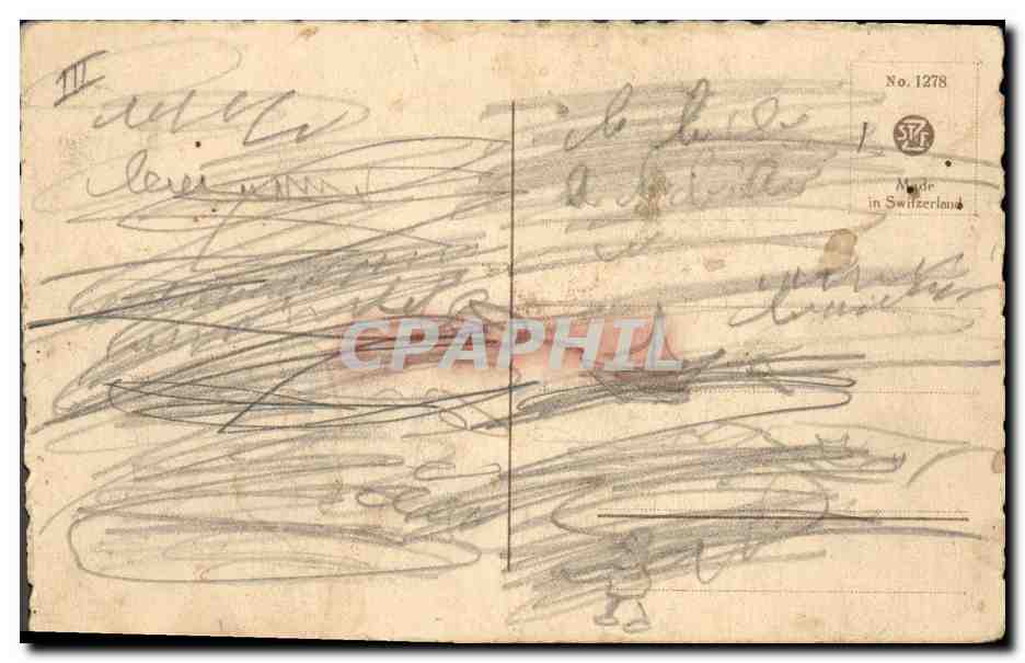 CPA Fantaisie Fleurs Perroquet  — Verso
