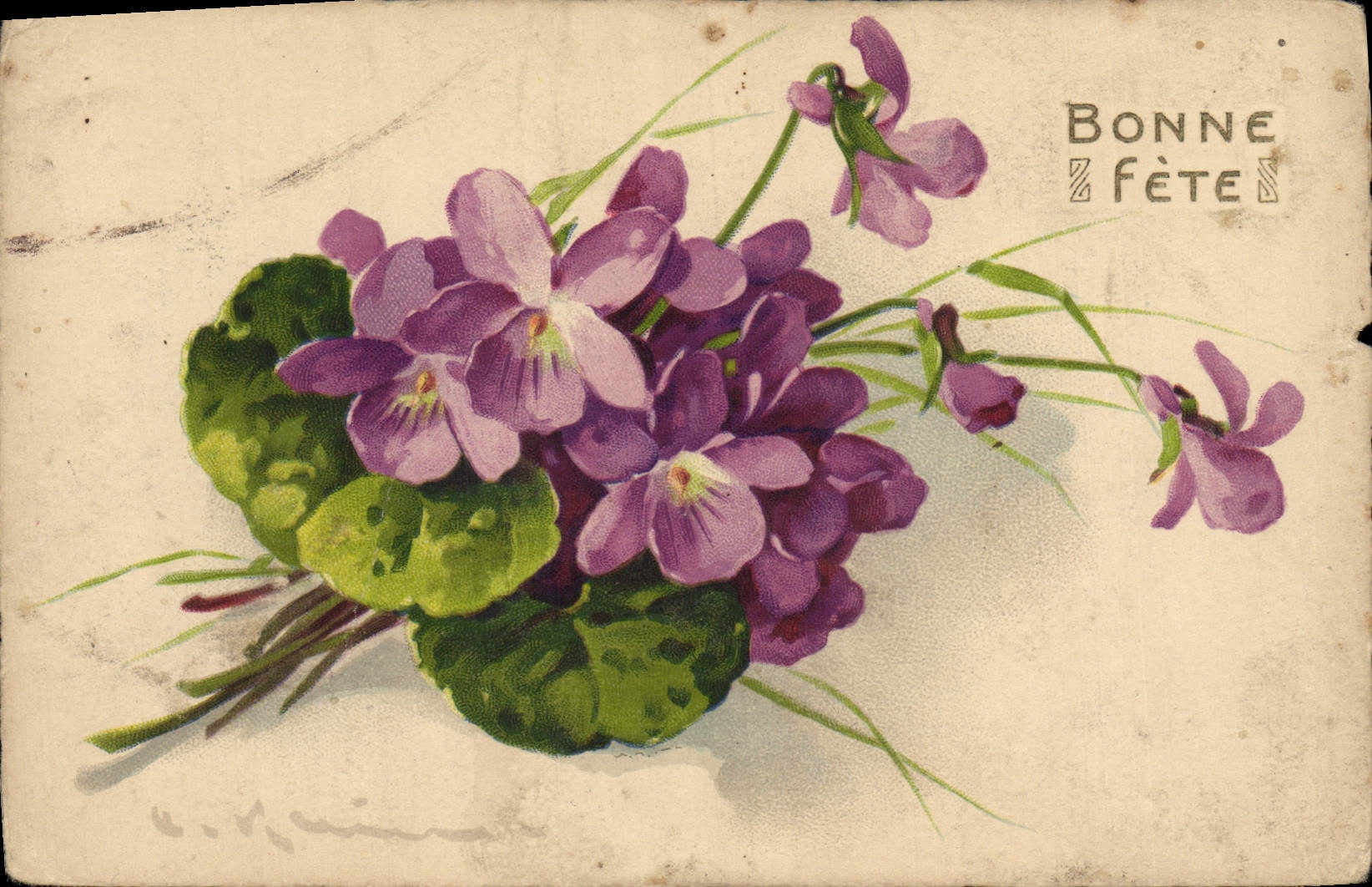 CPA Fantaisie Fleurs 