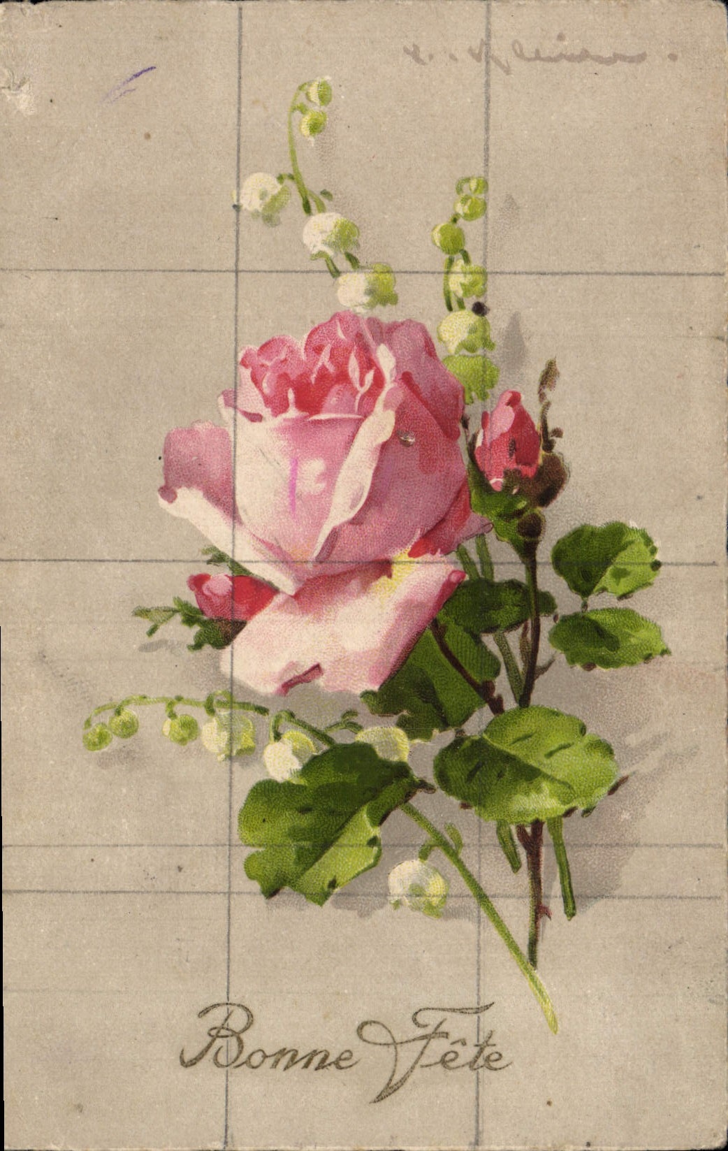 CPA Fantaisie Fleurs 