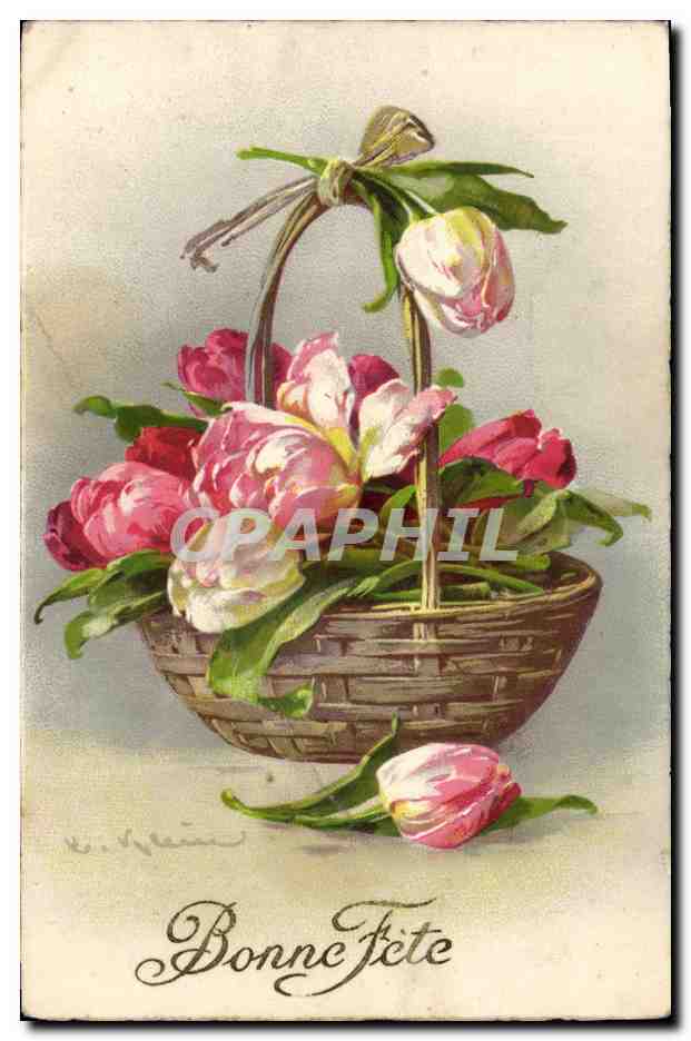 CPA Fantaisie Fleurs 