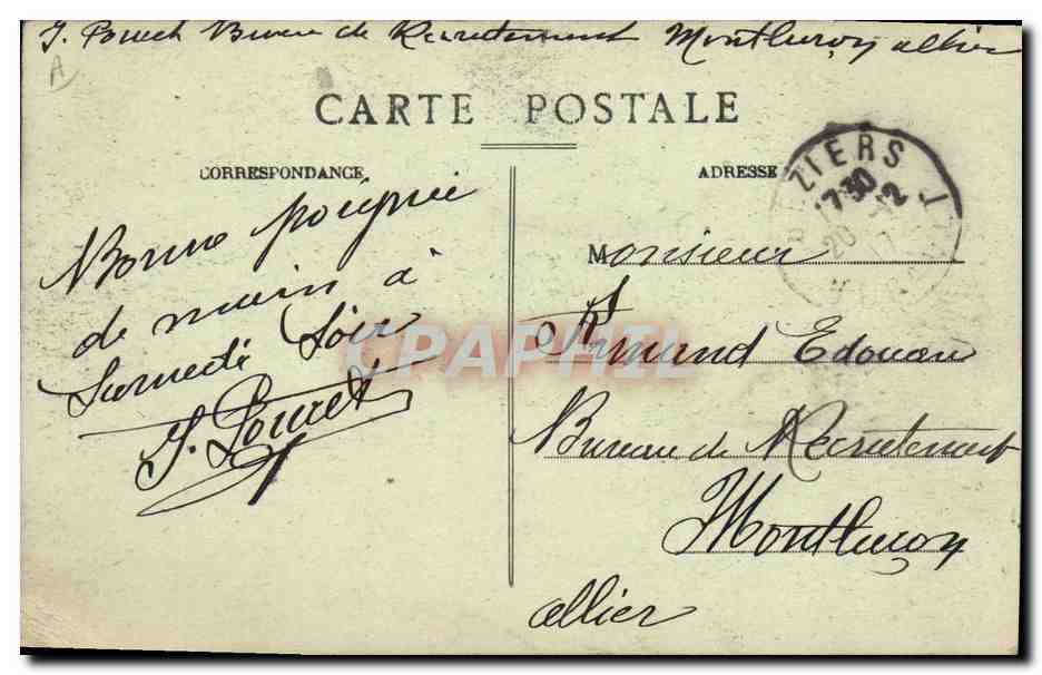 Arènes de Béziers — Course de taureaux à la mort — Édition J. Laspeyres, Béziers — Verso