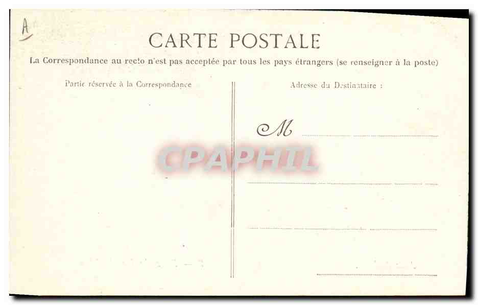 Ai Arenas — Posizione delle Banderille — CPAPHIL n°9 — Verso