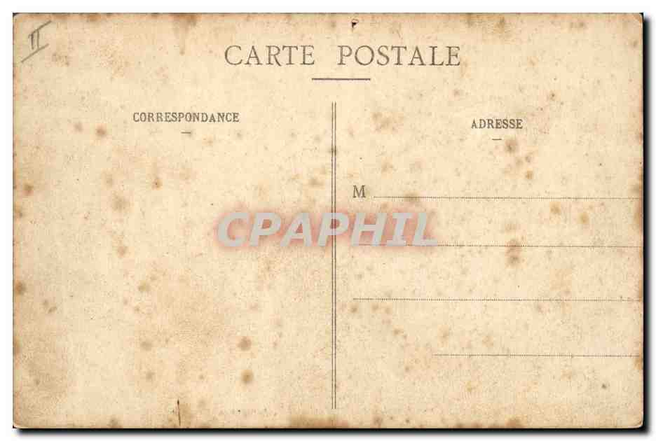 CPA Bateau Paquebot Portugal par grosse mer Messageries Maritimes — Verso