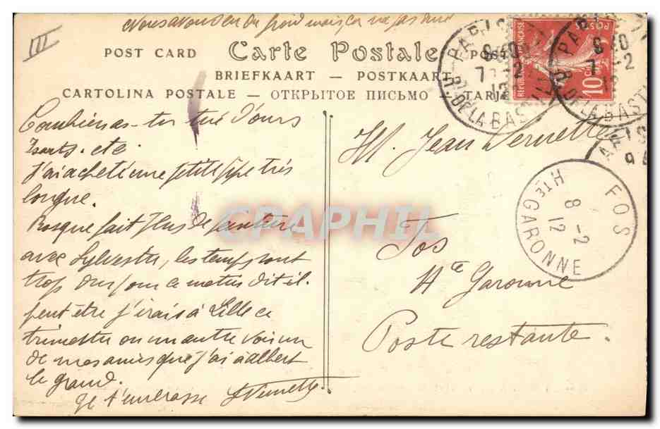 Le paquebot « La Provence » — Compagnie Transatlantique — Édition de la Ligue Maritime Française, 8 Rue La Boétie, Paris — Reverso
