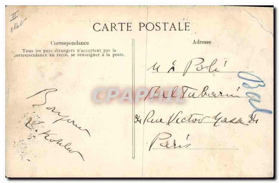 CPA Bateau Paquebot Le Havre le Transatlantique La Provence  — Verso