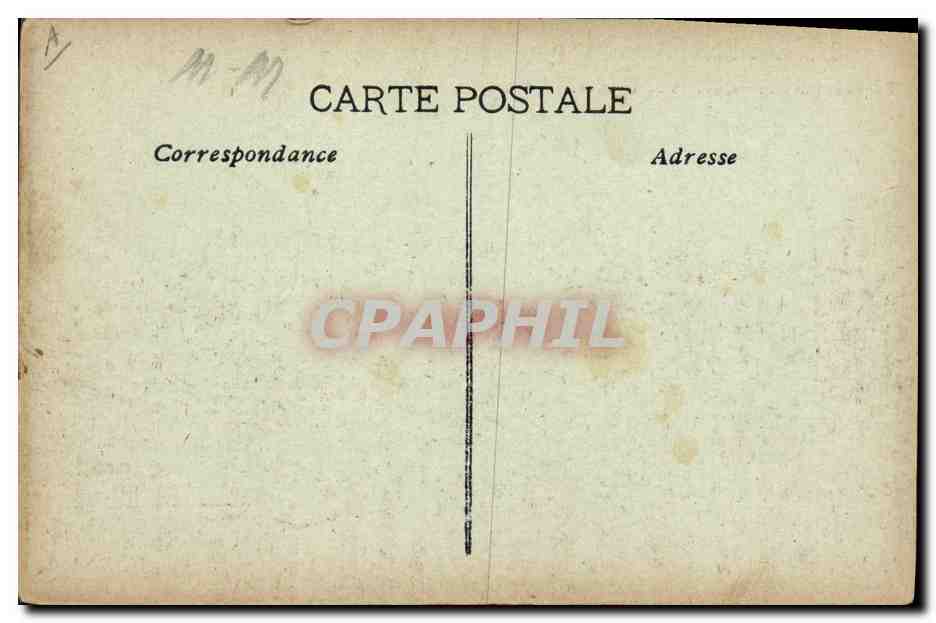 Paquebot Paul Lecat — Messageries Maritimes — éditeur non visible — Verso