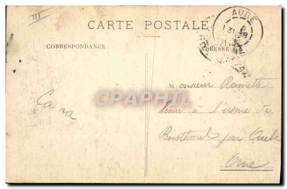 Le paquebot "La Provence" — 190 mètres de longueur — H.L.Q. — Verso