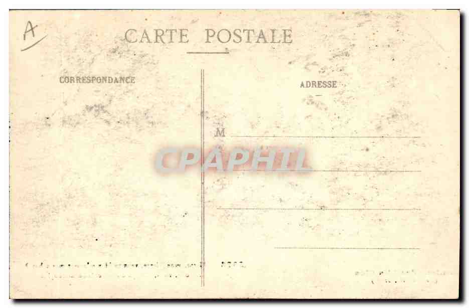 CPA Folklore Lit clos  — Verso