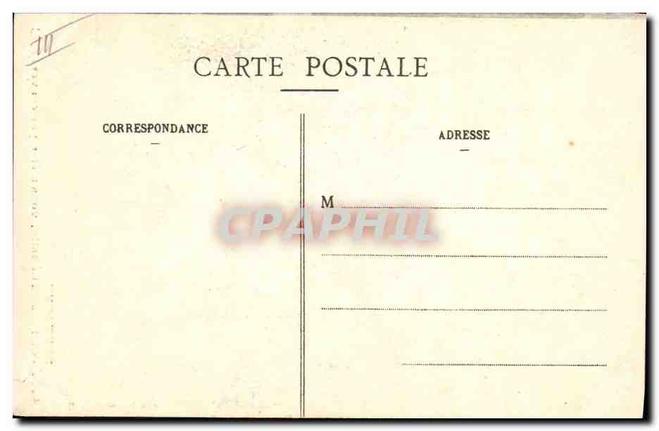 CPA Folklore Bretagne Msieu Celestin  — Verso