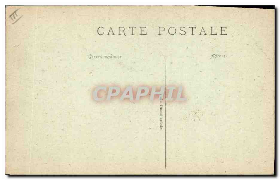 CPA Folklore Autour des Lits clos Le depart pour le front Militaria  — Verso