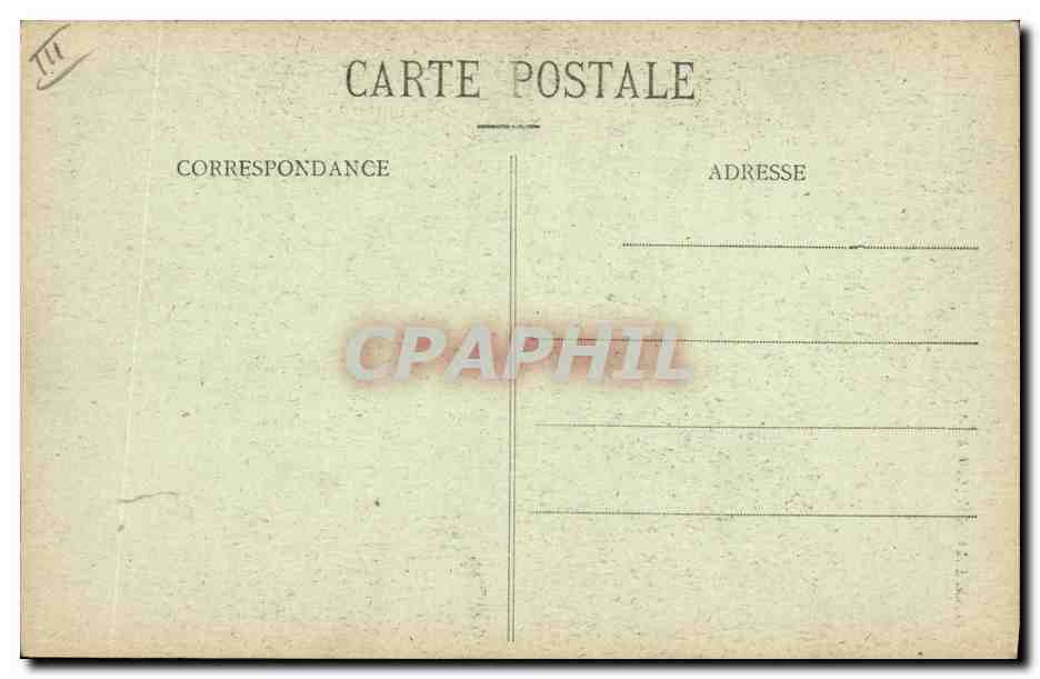 CPA Folklore Autour des Lits clos La chasse aux puces  — Verso