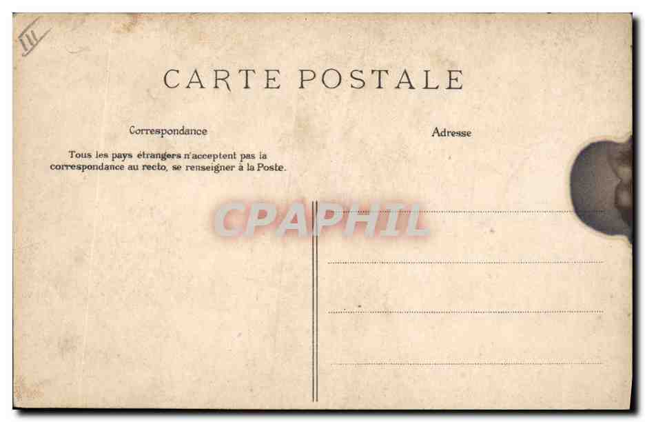 CPA Folklore Autour du Lit clos On souffle la chandelle  — Rückseite