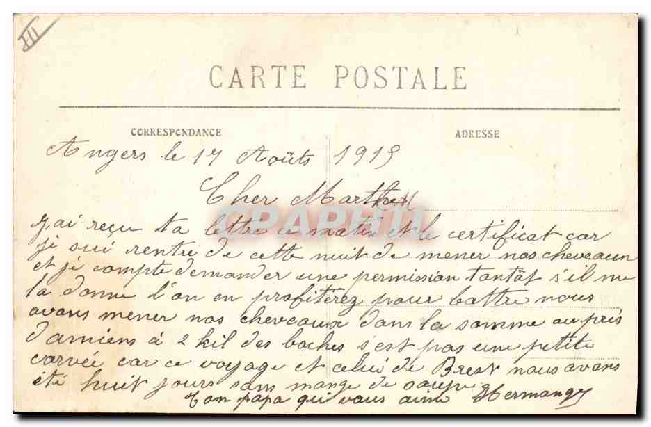 CPA Folklore En Bretagne Autour du Lit clos Un nouveau petit frere  — Verso