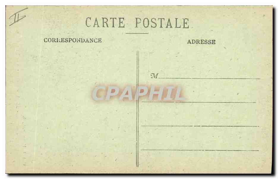 CPA Folklore Bretagne Autour des Lits clos  — Verso