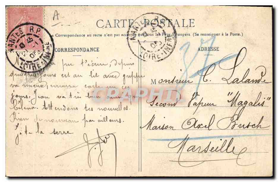 CPA Folklore L'amour en Bretagne Le vrai bonheur Enfant Bebe  — Verso