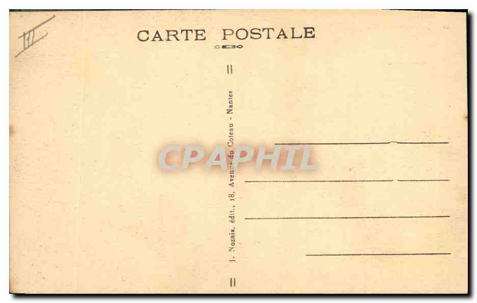 CPA Folklore Autour des lits clos bretons  — Verso