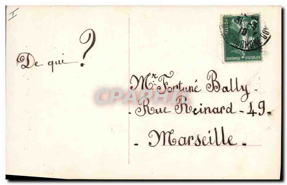 CPA Fantaisie Enfant 1er Avril Poisson  — Rückseite