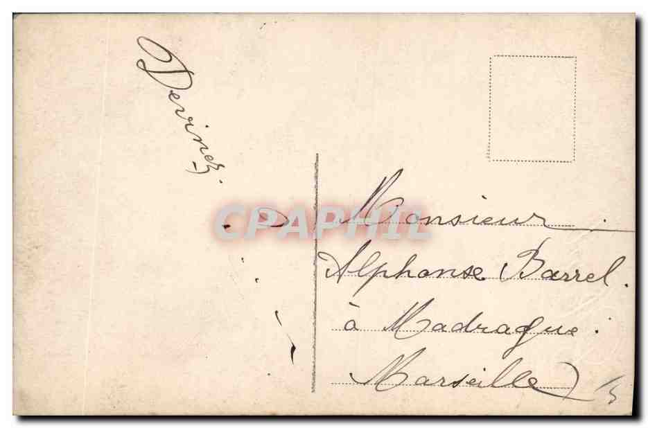 CPA Fantaisie Femme 1er Avril  — Rückseite
