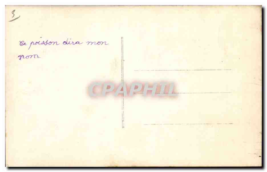 CPA Fantaisie Enfant 1er Avril Poisson  — Rückseite