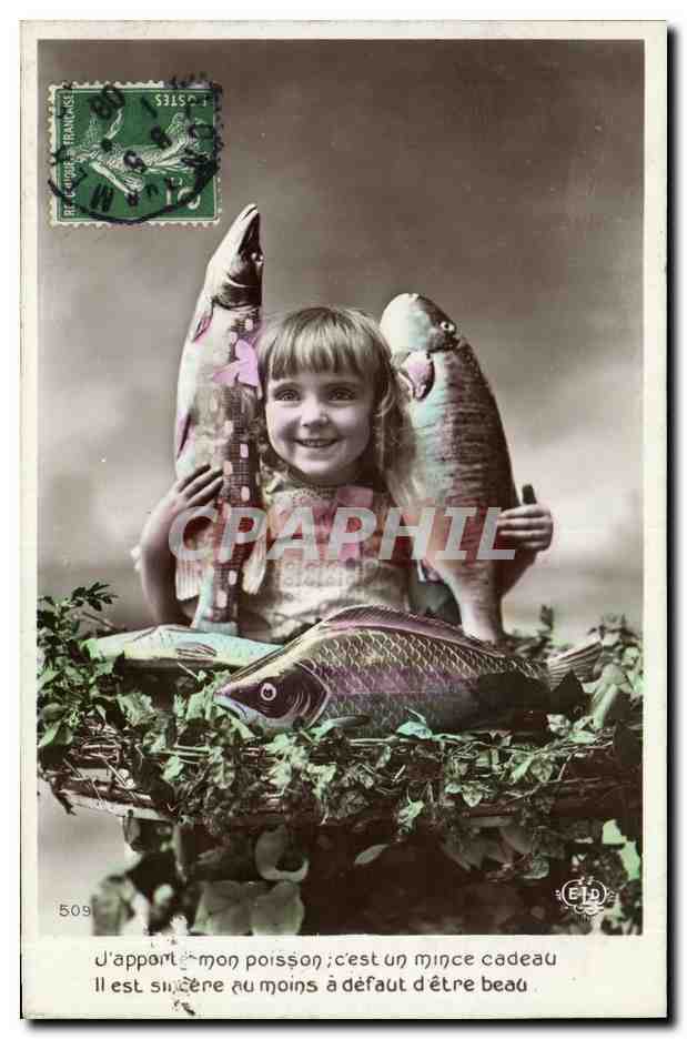 CPA Fantaisie Enfant 1er Avril 