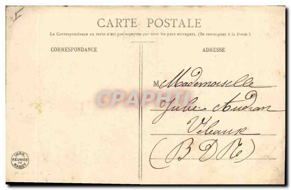 CPA Fantaisie Enfant 1er Avril Poisson  — Rückseite