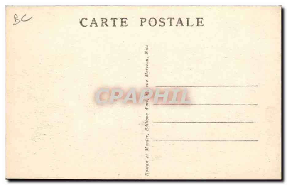 CPA Cueillette du jasmin Grasse  — Rückseite