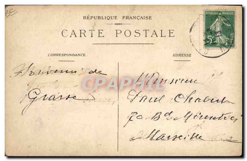 CPA Cueillette des roses de la Parfumerie Bruno Court Grasse  — Rückseite