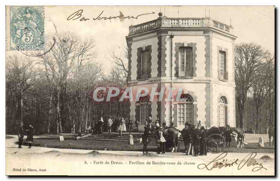 Forêt de Dreux - Pavillon de Rendez-vous de chasse — Hôtel de Diane, Anet