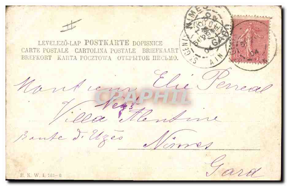 CPA Fantaisie Enfants  — Rückseite