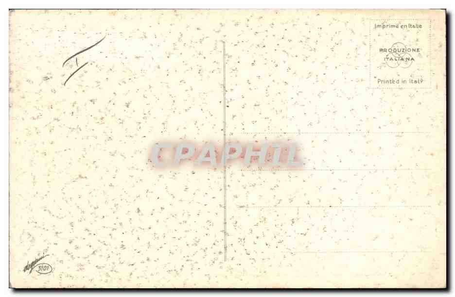 CPA Fantaisie Femme  — Rückseite