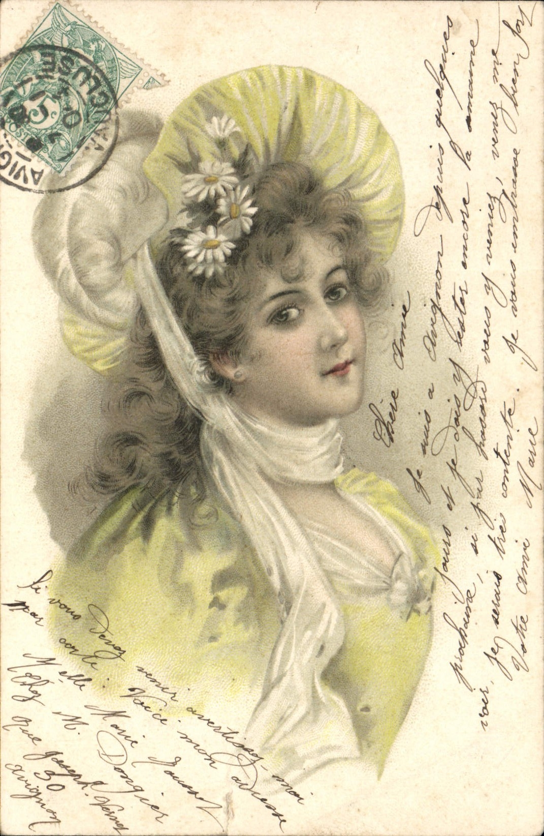 CPA Fantaisie Femme