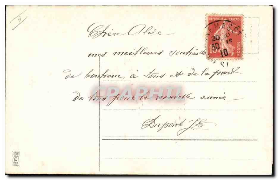 CPA Fantaisie Enfants Ramoneur  — Rückseite