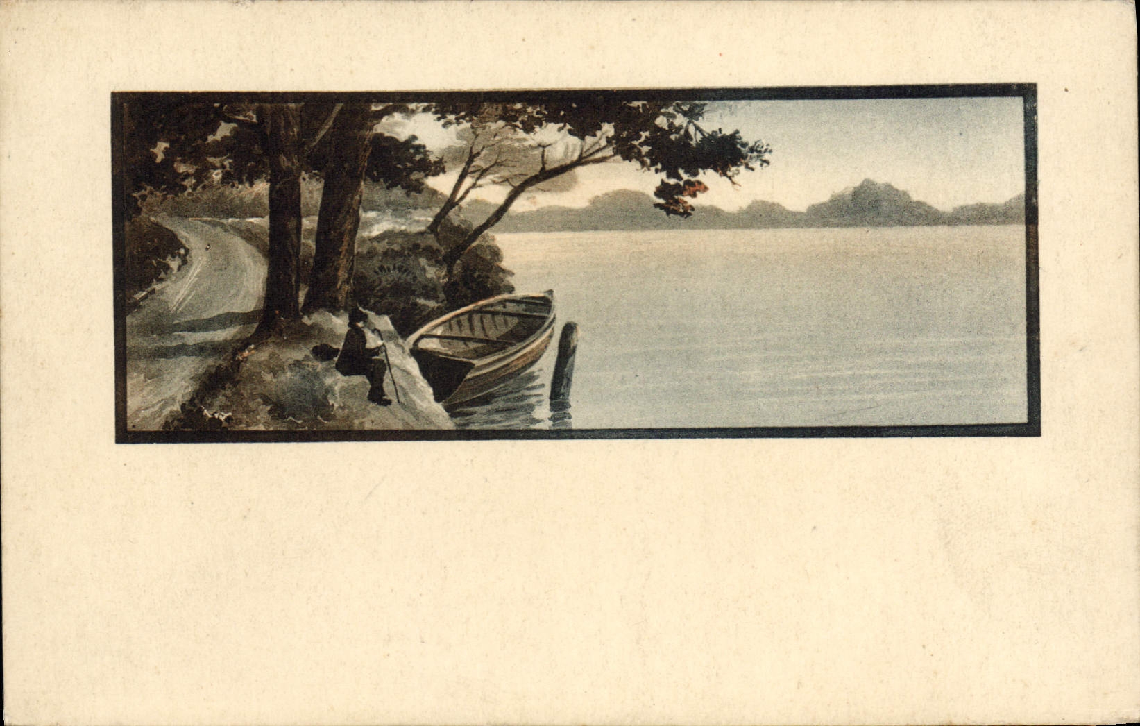 CPA Fantaisie Paysage 