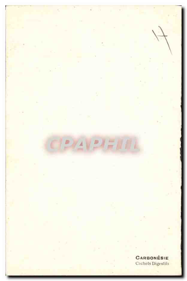 CPA Fantaisie Chevalier  — Rückseite