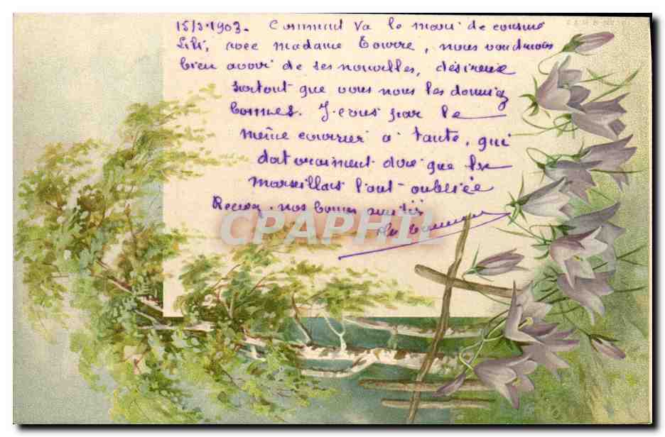 CPA Fantaisie Fleurs 