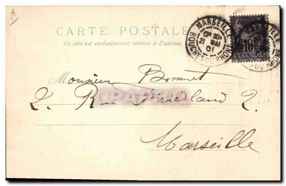 Victor Marie Hugo — Portrait — Éditeur non identifié, n° de série non visible — Verso