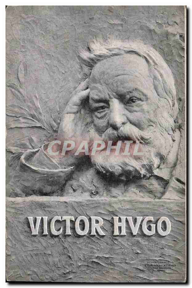 Victor Hugo — Buste sculpté — Éditeur : C. T. K. M. & Cie, Paris