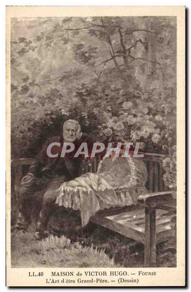 CPA Victor Hugo Fourie L'art d'etre grand pere 