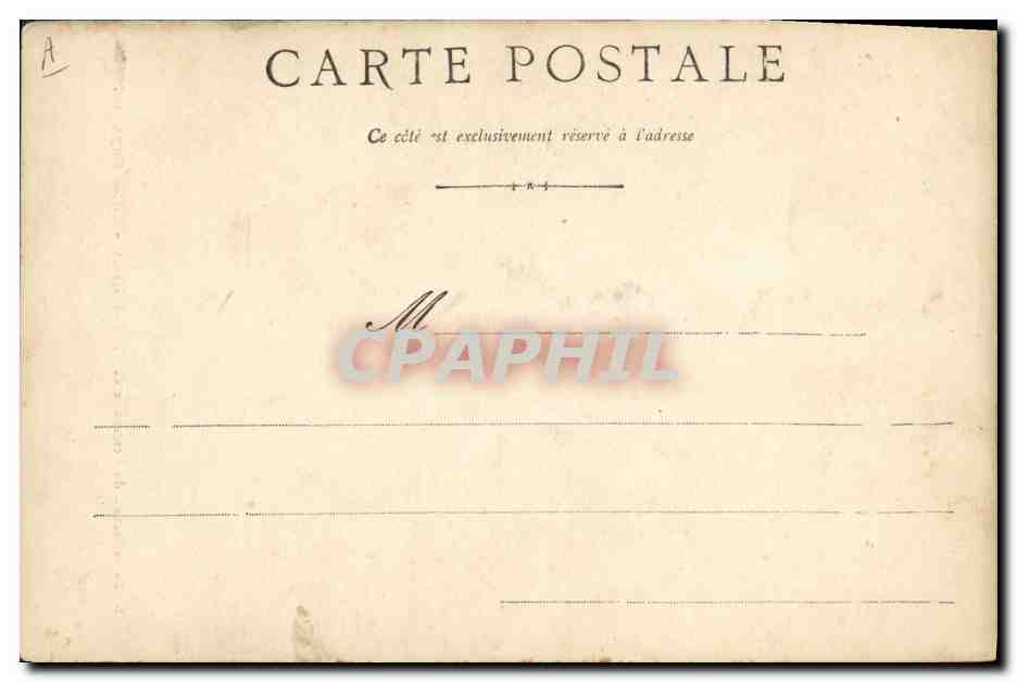 CPA Victor Hugo  — Verso