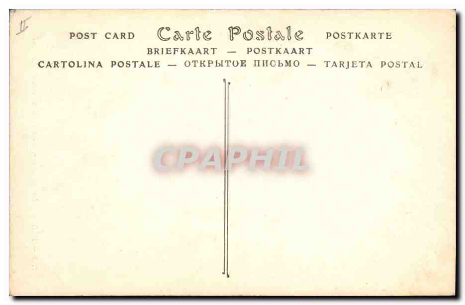 CPA Victor Hugo Paris La Sorbonne  — Verso