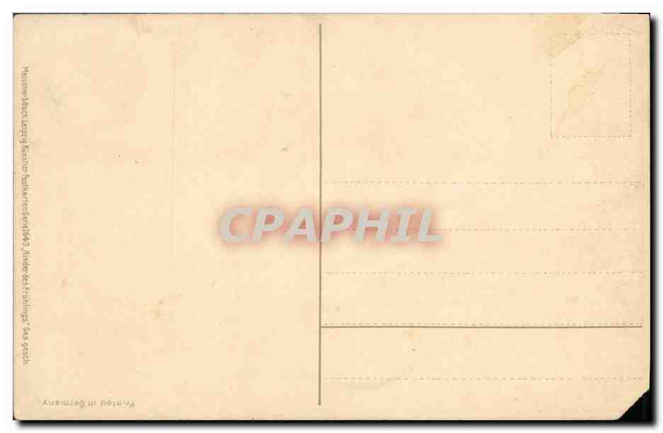 CPA Fantaisie Illlustrateur Fleurs  — Verso