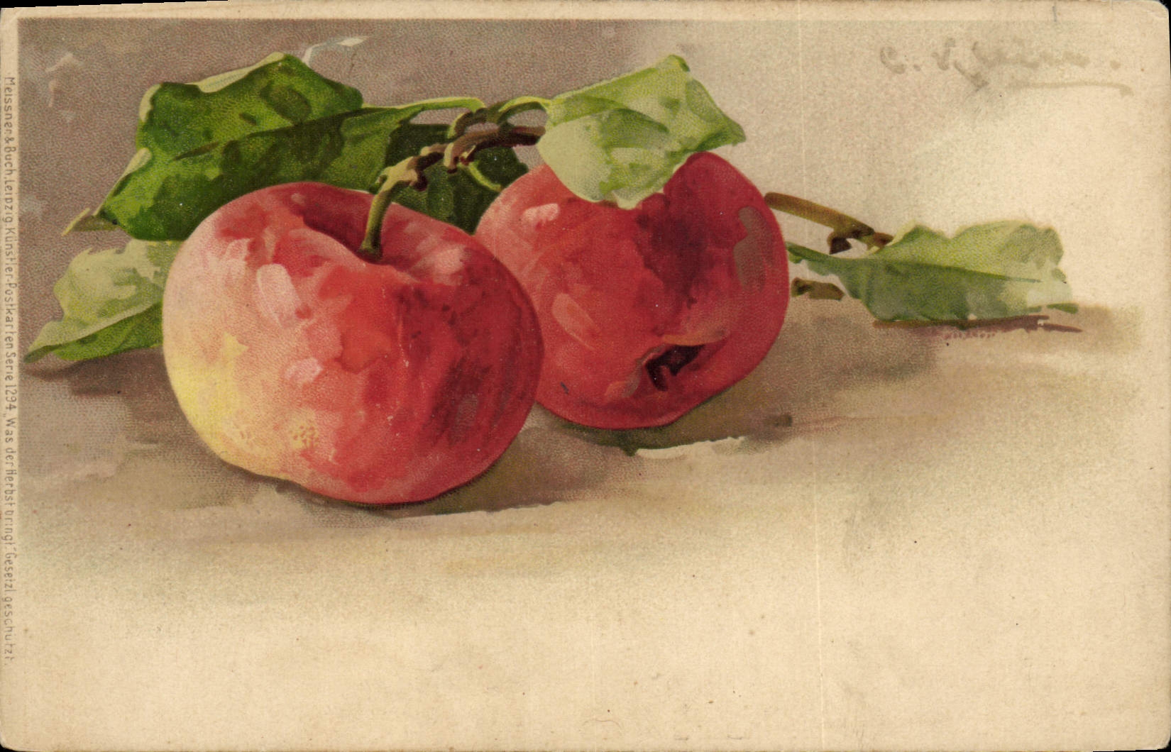 CPA Fantaisie Illlustrateur Nature morte 