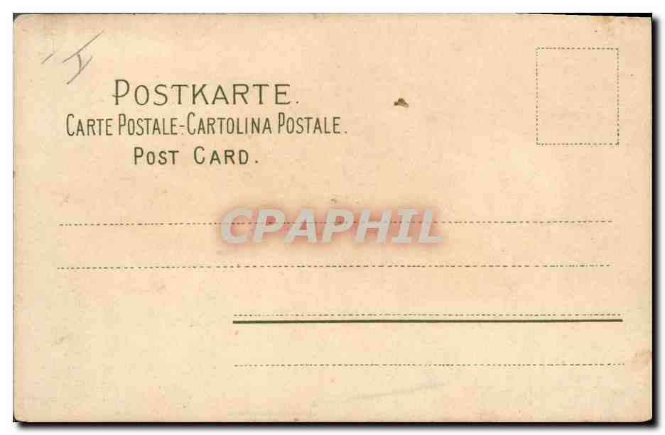 CPA Fantaisie Illlustrateur Nature morte  — Verso