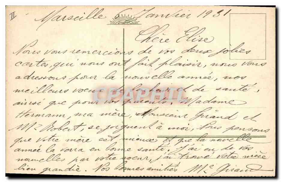 CPA Fantaisie Illlustrateur Fleurs  — Rückseite