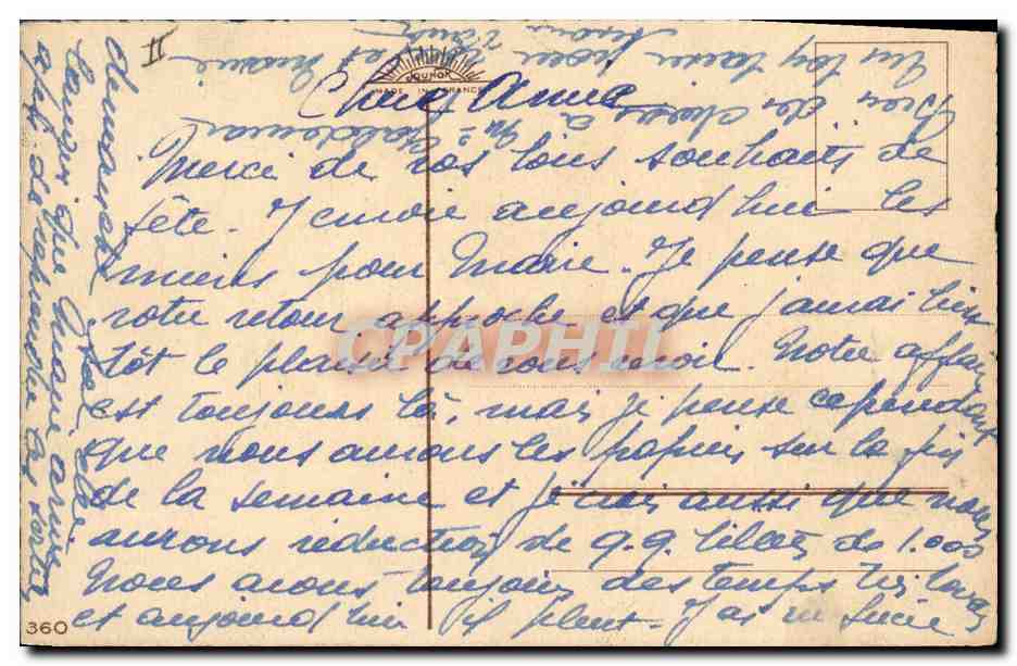 CPA Fantaisie Illlustrateur Fleurs  — Back