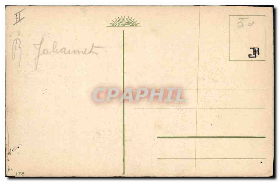 CPA Fantaisie Illlustrateur Fleurs  — Rückseite
