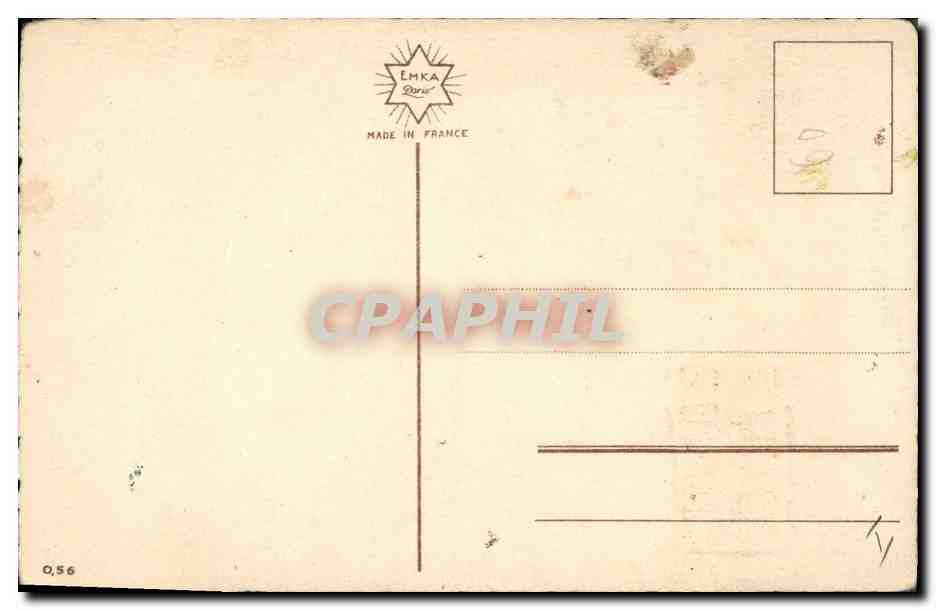CPA Fantaisie Illlustrateur Fleurs  — Verso